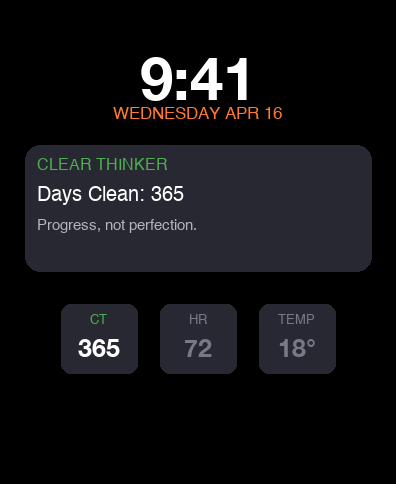 Watch face with complications